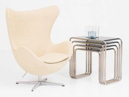 Tecta Beistelltische von Marcel Breuer, im Viererset