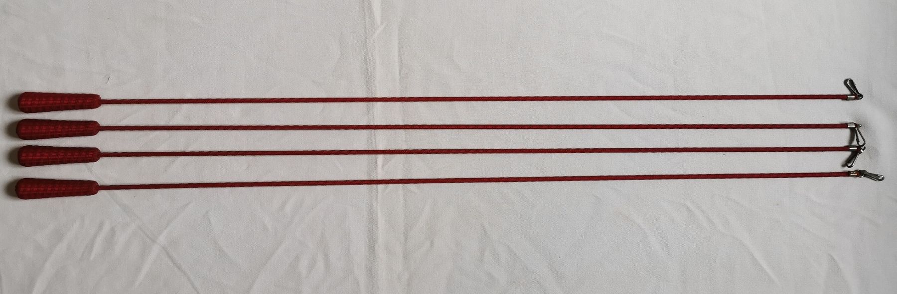 Tende: Alte Schleuderstab vorhang 98 cm. – Usato da Basel venduto da Treasurehunter