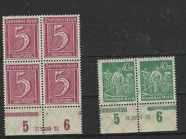 DEUTSCHES REICH 1921 ** FREIMARKEN