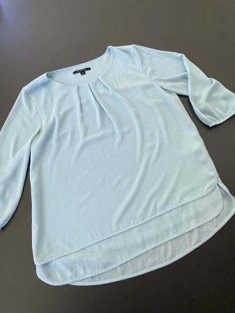 COMMA BLUSE/SHIRT GR.36/S mint/hellblau NEU