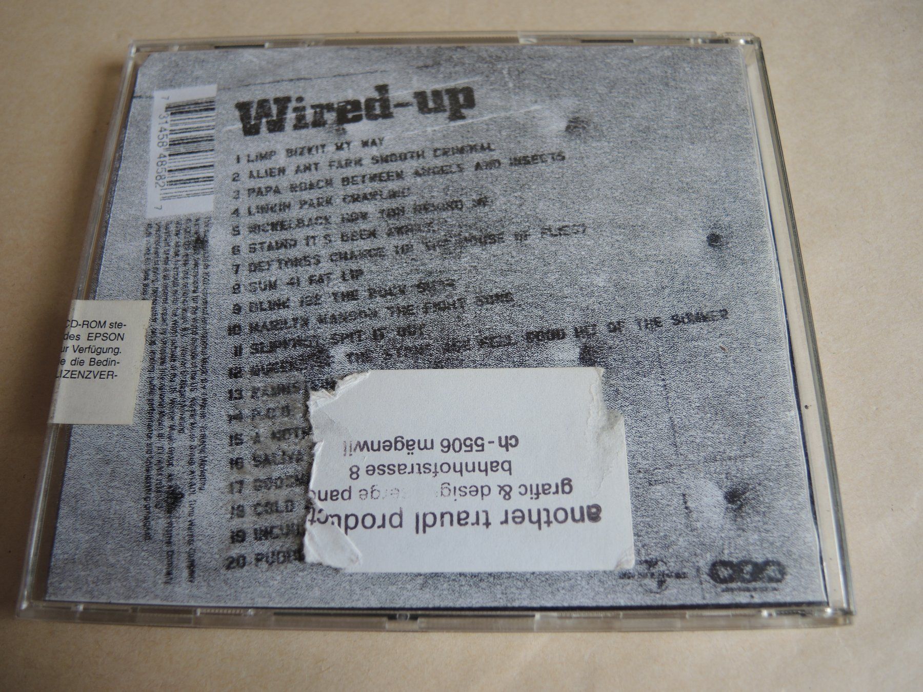 CD: Wired-up CD Sampler Diverse Interpreten – Difettoso da Rorschach venduto da Pop-upBrocki 6