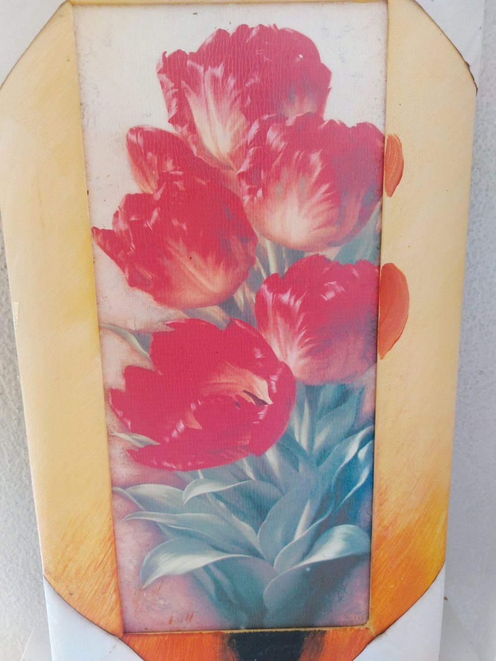 Dipinti: Gemaelde auf Holz -Blumen 45x24cm – Usato da Horgen venduto da zur_jq85 3
