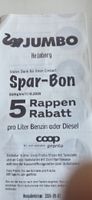 Coop Pronto Tankrabatt Bon 5 Rappen gültig bis 11.10.2026