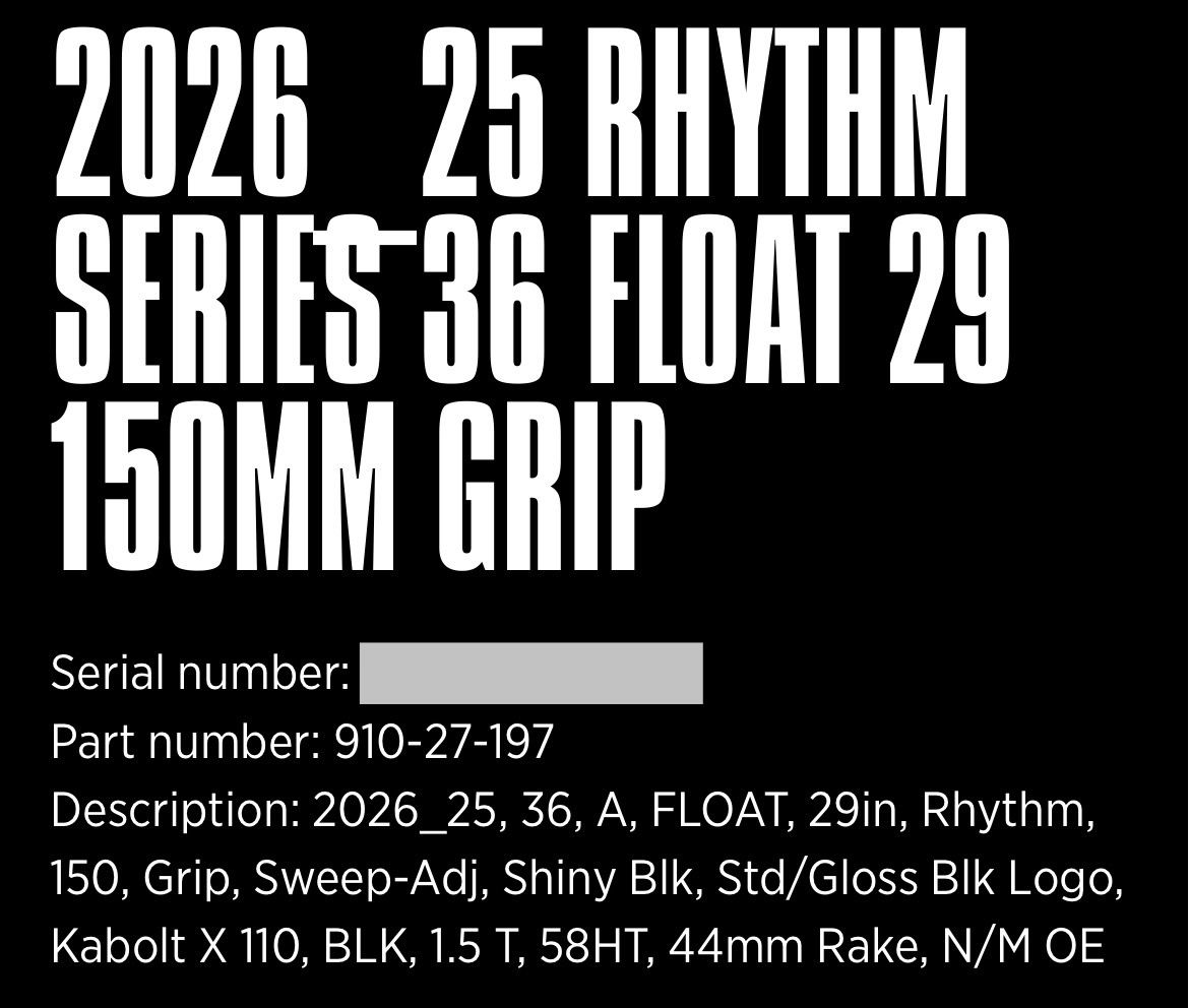 Fox Pezzi di ricambio: Federgabel Fox 36 Float Rhythm 29 Zoll 150mm – Nuovo (secondo la descrizione) da Leuggern venduto da Aragon_2000 1