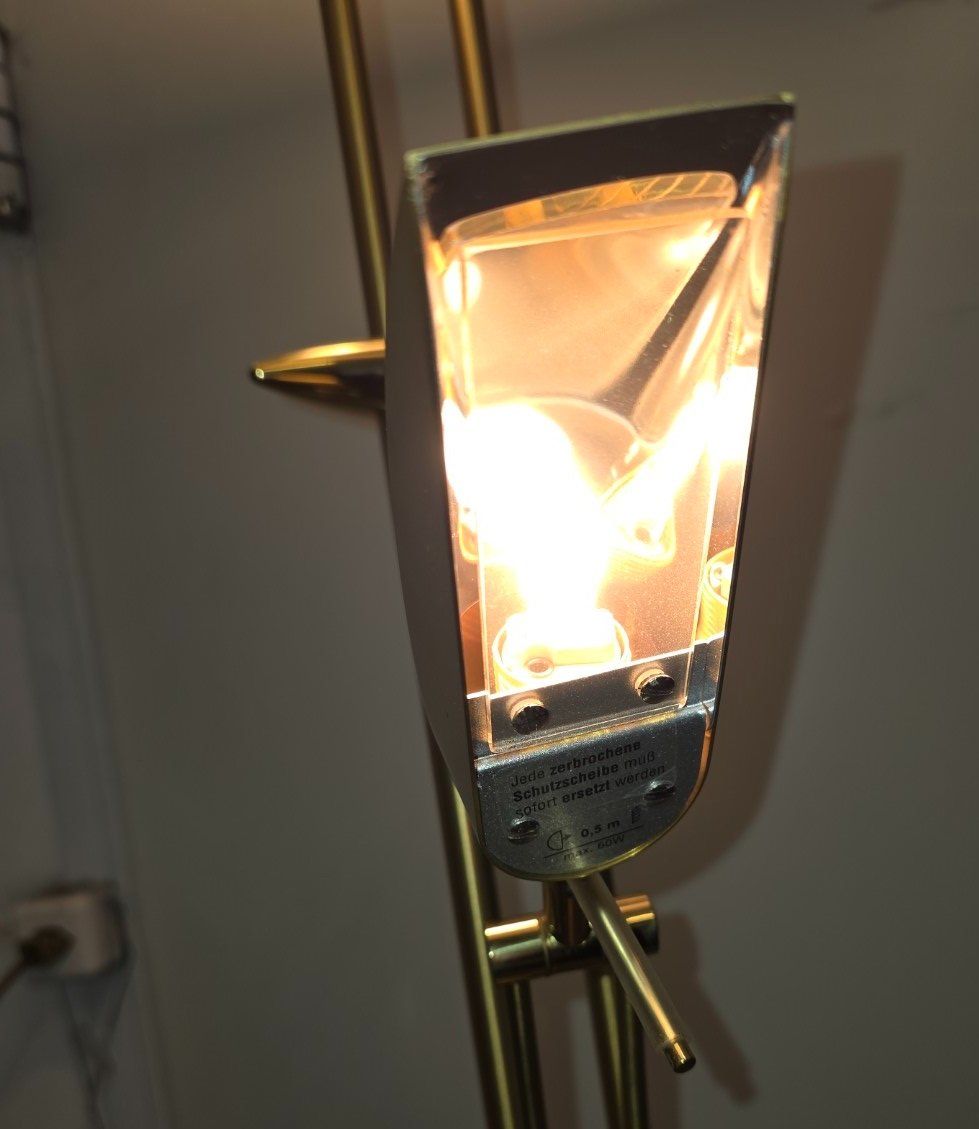 Lampen: Stehlampe Messing mit Leseleuchte wie neu – Gebraucht aus Flums von Flumsantik 4