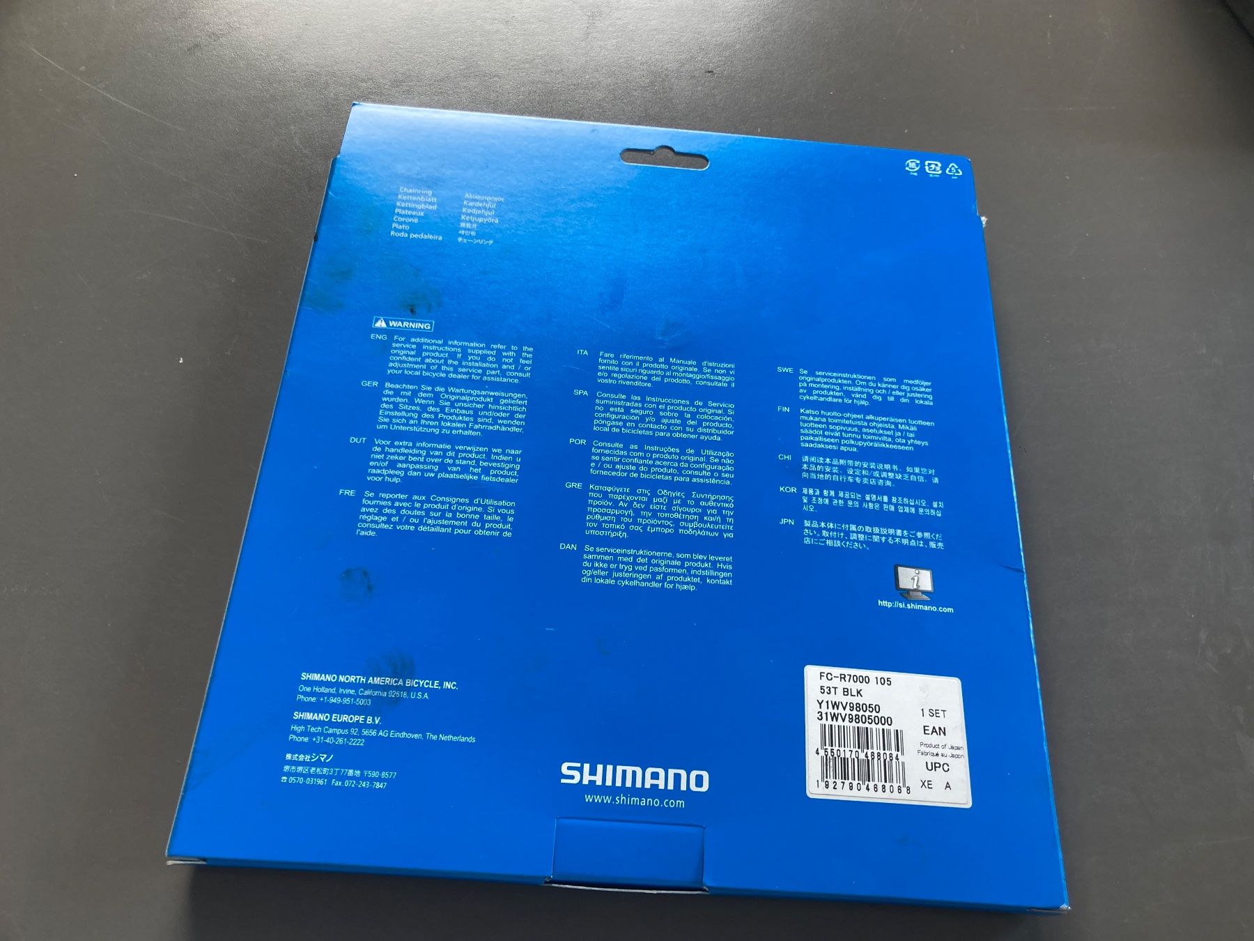 Shimano Ersatzteile: Shimano 105 Chainring (Nr.165) – Neu und originalverpackt aus Winterthur von Veloteileauktion 1