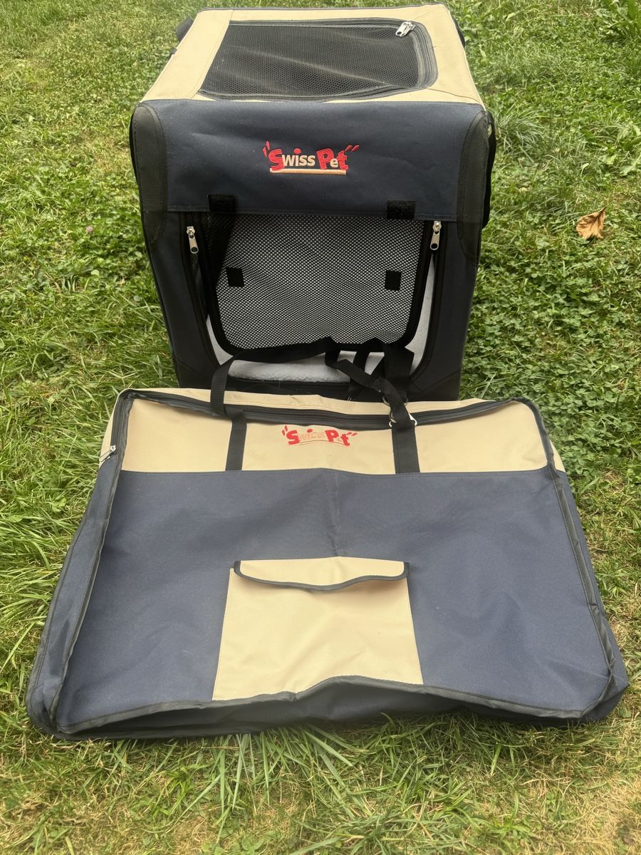 Swisspet Gabbie, trasporto & Sicurezza: Swiss Pet Transport Box foldable with bag – Usato da Zollikon venduto da Lauva