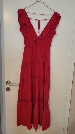 silk summer long dress