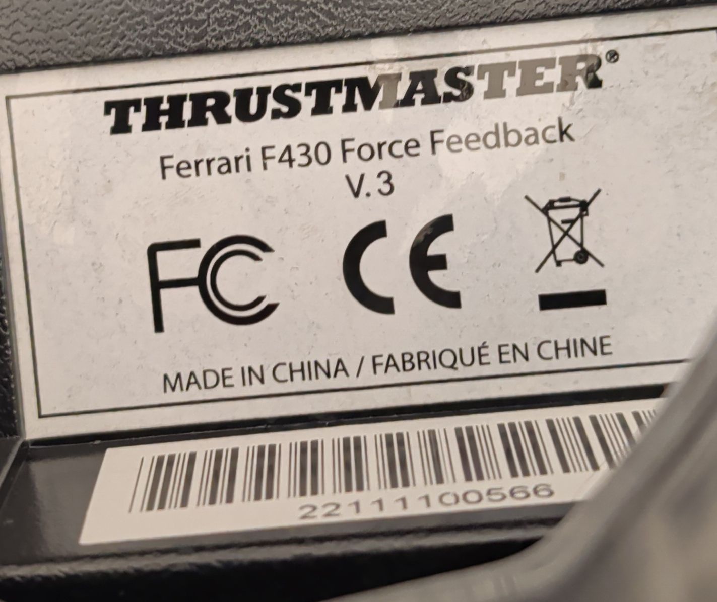Thrustmaster Controller: Thrustmaster Ferrari F430 Force Feedback Lenkrad – Usato da Kestenholz venduto da Rschulze 2