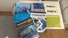 Lehrbücher für Matura Englisch, Französisch und Rechnungswes