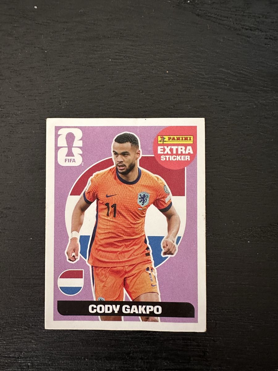 Panini Carte collezionabili: Panini extra Sticker Cody Gakpo lila – Nuovo (secondo la descrizione) da Uetikon am See venduto da manoka1
