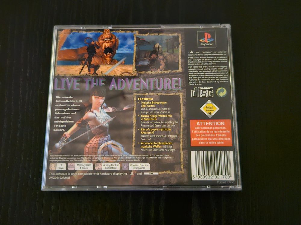 PS1 Xena: Warrior Princess (B) | Playstation 1 | Suomen Français