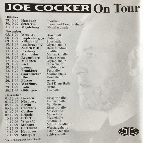 CD: Joe Cocker-No Ordinary World CD – Usato da Basel venduto da ideashop 1