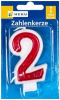 Zahlenkerze 6.5 cm 2