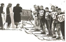 Rigi Kaltbad Vitznau LU Skirennen ca.1950 Foto AK