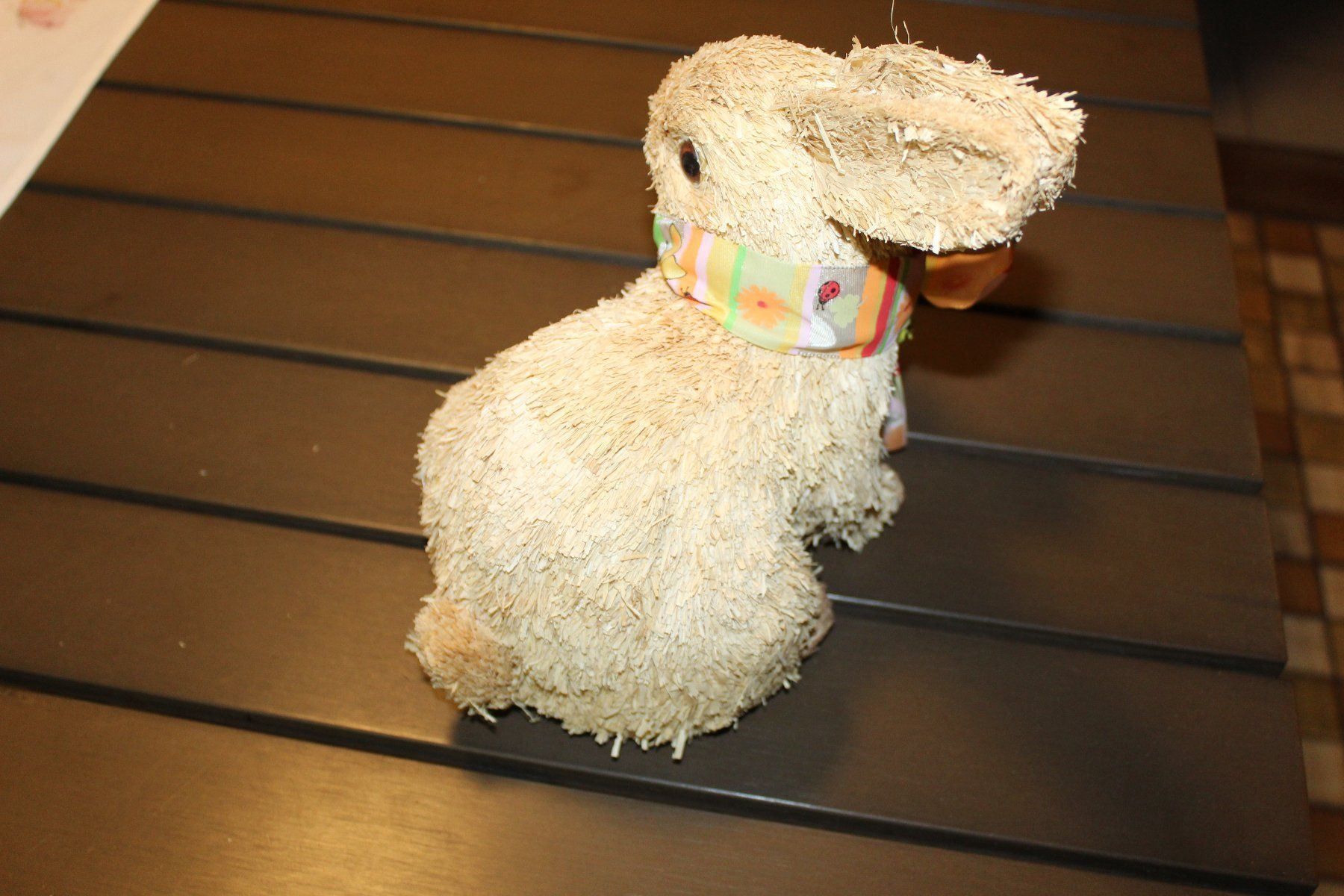 Figuren: Sitzender Strohhase, Ostern, Frühling – Gebraucht aus Winkel von Kade50 4