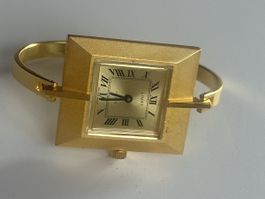 Damenuhr Limat, Handaufzug vintage, läuft (S31)