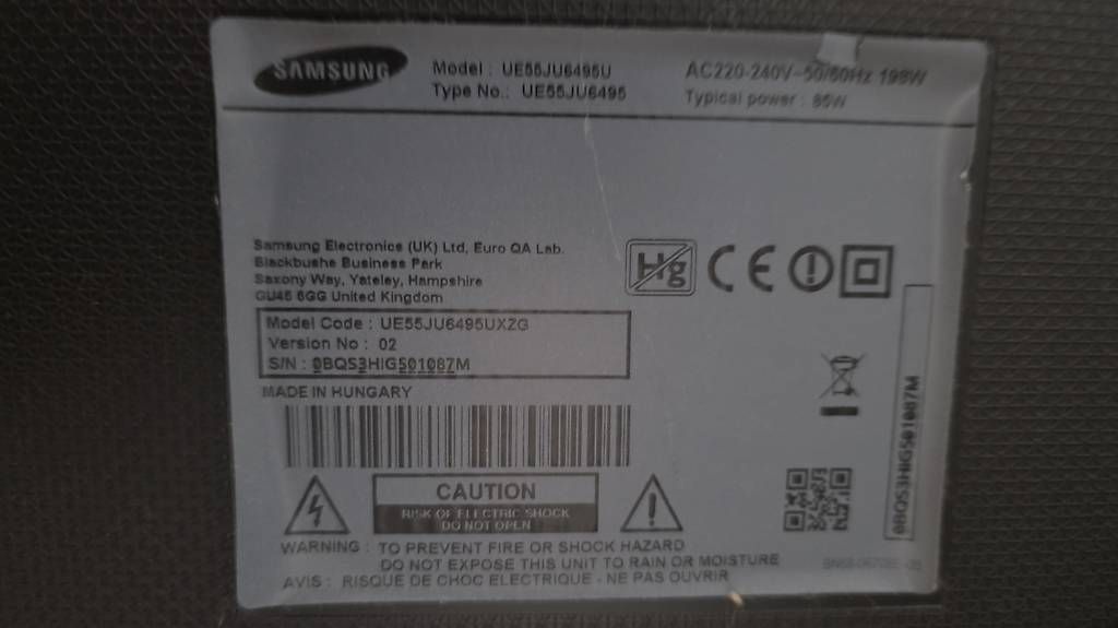 Appareils TV: Samsung 55" TV – D'occasion à Ittigen par Moon41