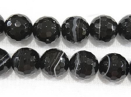 Edelsteine: Achat Madagaskar 4mm 1 Strang schwarz – Neu (gemäss Beschreibung) aus Alpnachstad von perlengaby