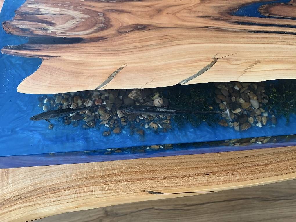 Tavoli: Epoxi Tisch mit Kirschbaum Holz  – Usato da Kölliken venduto da matter.m 2