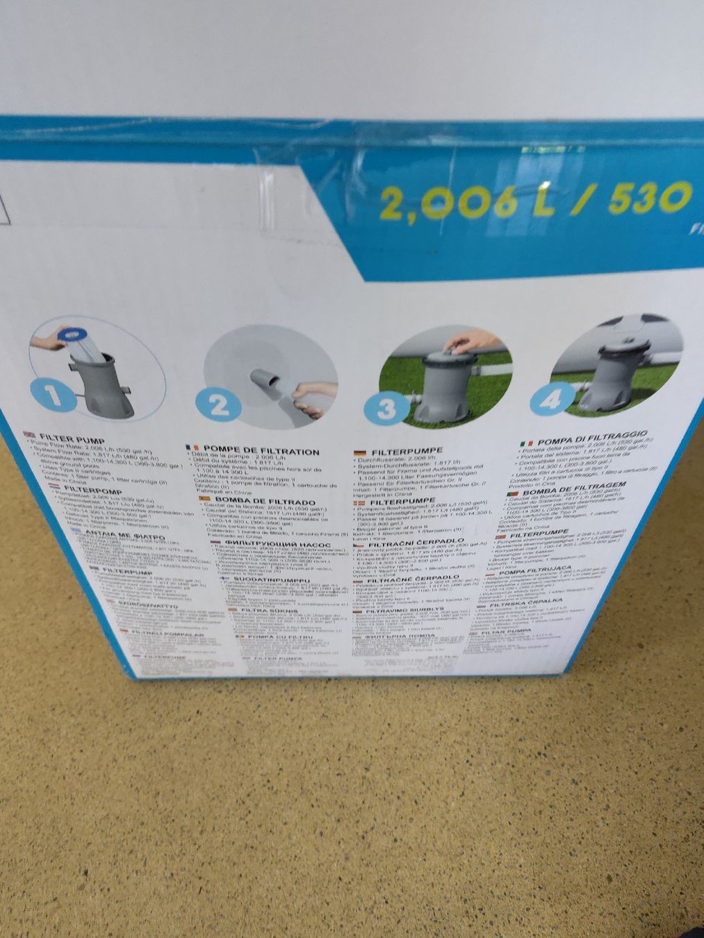 Bestway Piscine: Bestway Poolpumpe ab 1.-- – Usato da Arnegg venduto da Fearme 1