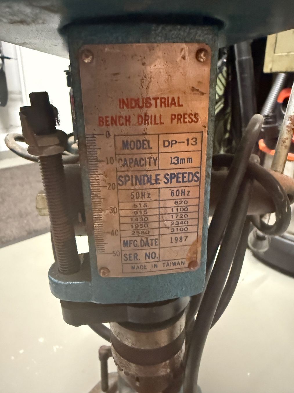 Bohrmaschinen: Standbohrmaschine mit Motor – Gebraucht aus Silenen von phil027 3