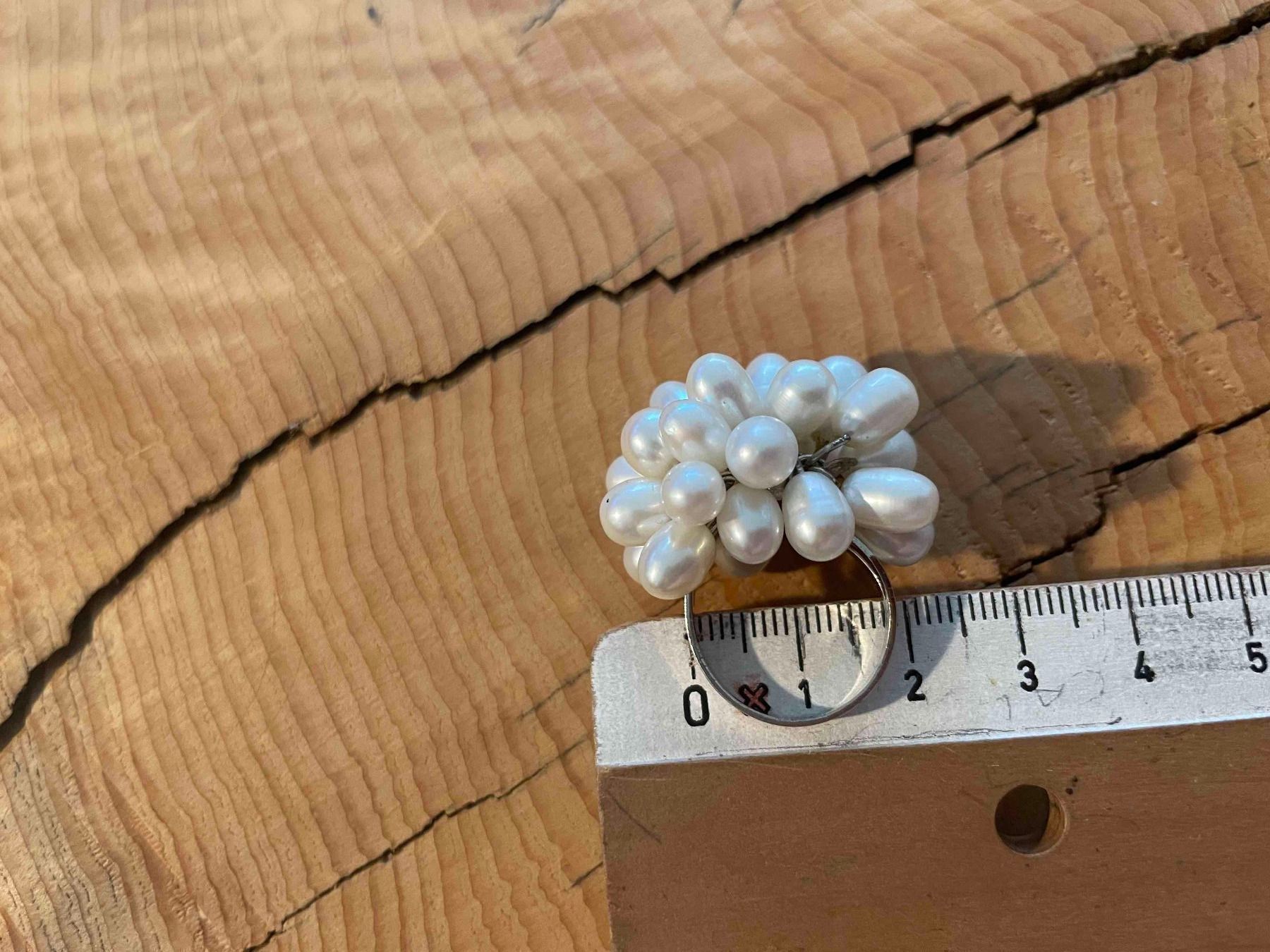 Ringe: Bague artisanale perles blanches | Ring mit weissen Perlen – Neu (gemäss Beschreibung) aus Zürich von AnnaSa 4