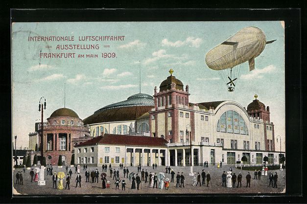 Cartoline postali: Frankfurt am Main, Internationale Luftsc – Usato da Berlin venduto da bartko-reher