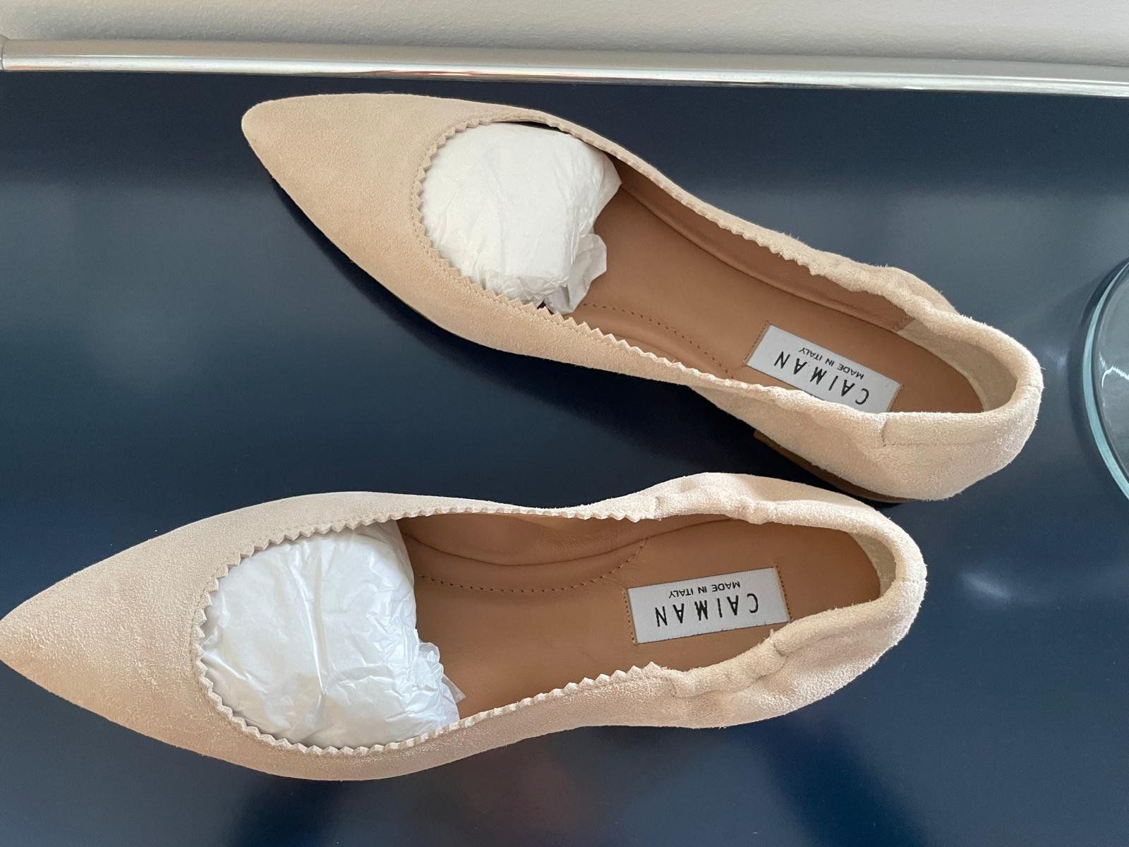 Scarpe da donna: Caiman Ballerina spitz Gr 40 statt Chf 160.- – Nuovo e nell'imballaggio originale da Reinach BL venduto da pinusmugo 1