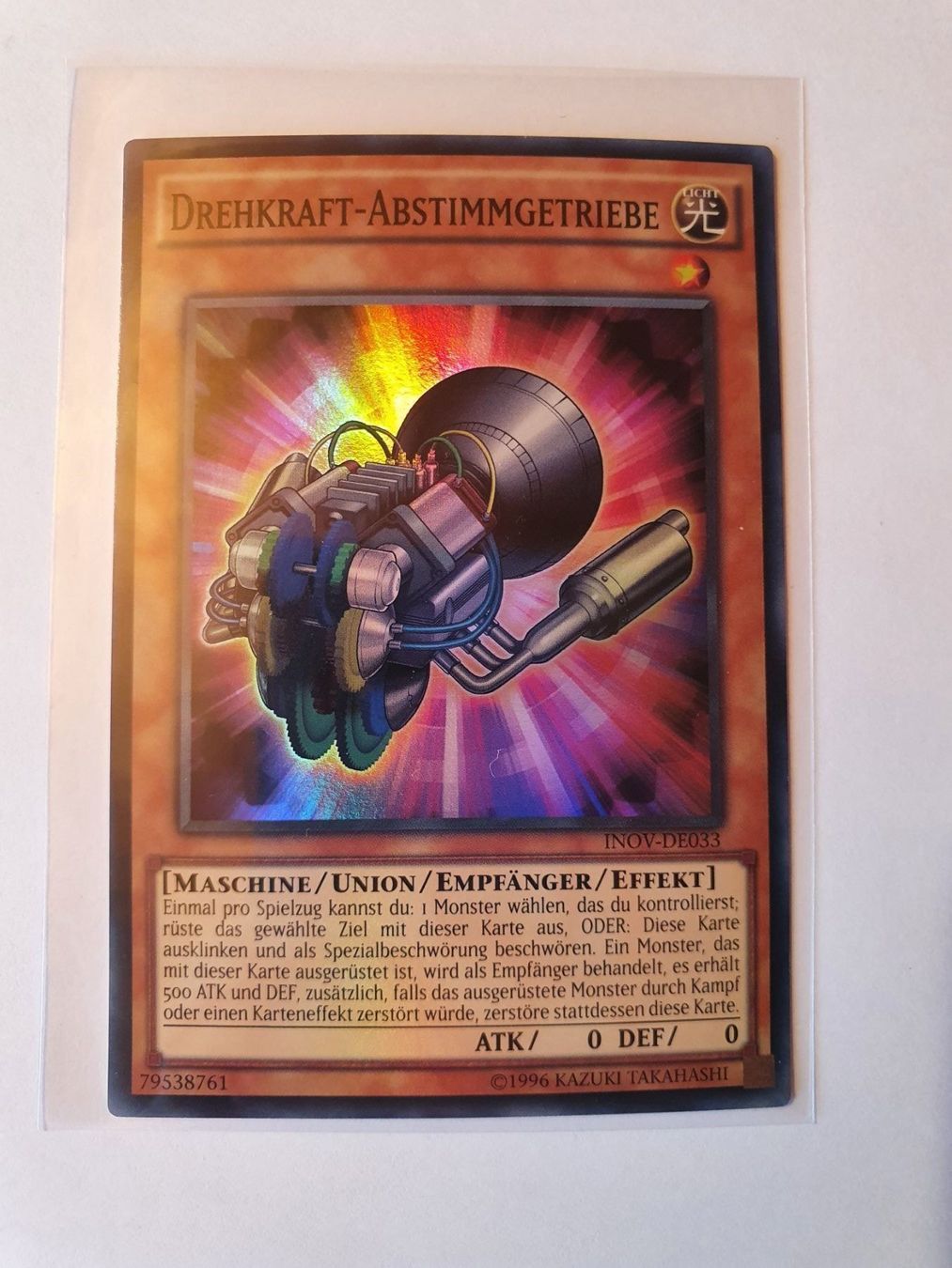 Yugioh Sammelbilder & Trading cards: Drehkraft Abstimmgetriebe super rare TCG – Gebraucht aus Oberdorf BL von BaldenEagle