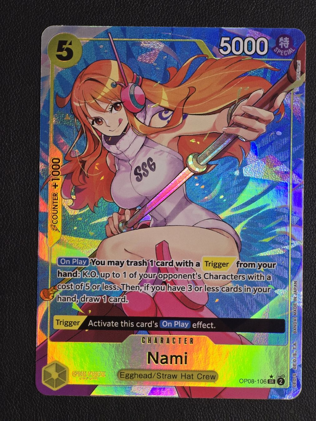 Bandai Carte collezionabili: Carte One Piece Nami OP08-106 neuve – Nuovo (secondo la descrizione) da Cointrin venduto da PokeAku
