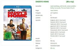DADDYS HOME - Bluray