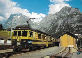 Berner-Oberland-Bahn BOB elektrischer Zahnradtriebwagen