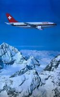 SWISSAIR Poster / Plakat - HB-IPD - Airbus A310