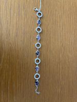 Wunderschönes Armband mit lila Steinen, Modeschmuck