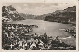 AB 105 Weesen mit Leistkamm und Alvierkette, ≈ 1940