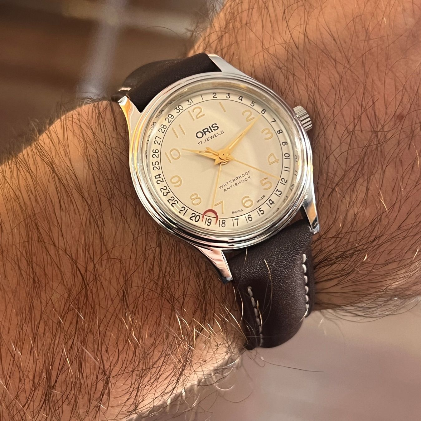 Oris Orologi: Oris Pointer Date Full Set 34mm Mechanical – Usato da Carouge GE venduto da Watchaser 3