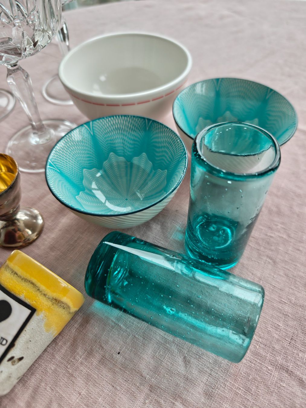Bicchieri: 4 x crystal glasses + miscellaneous – Nuovo (secondo la descrizione) da Zürich venduto da seconda_chance 3