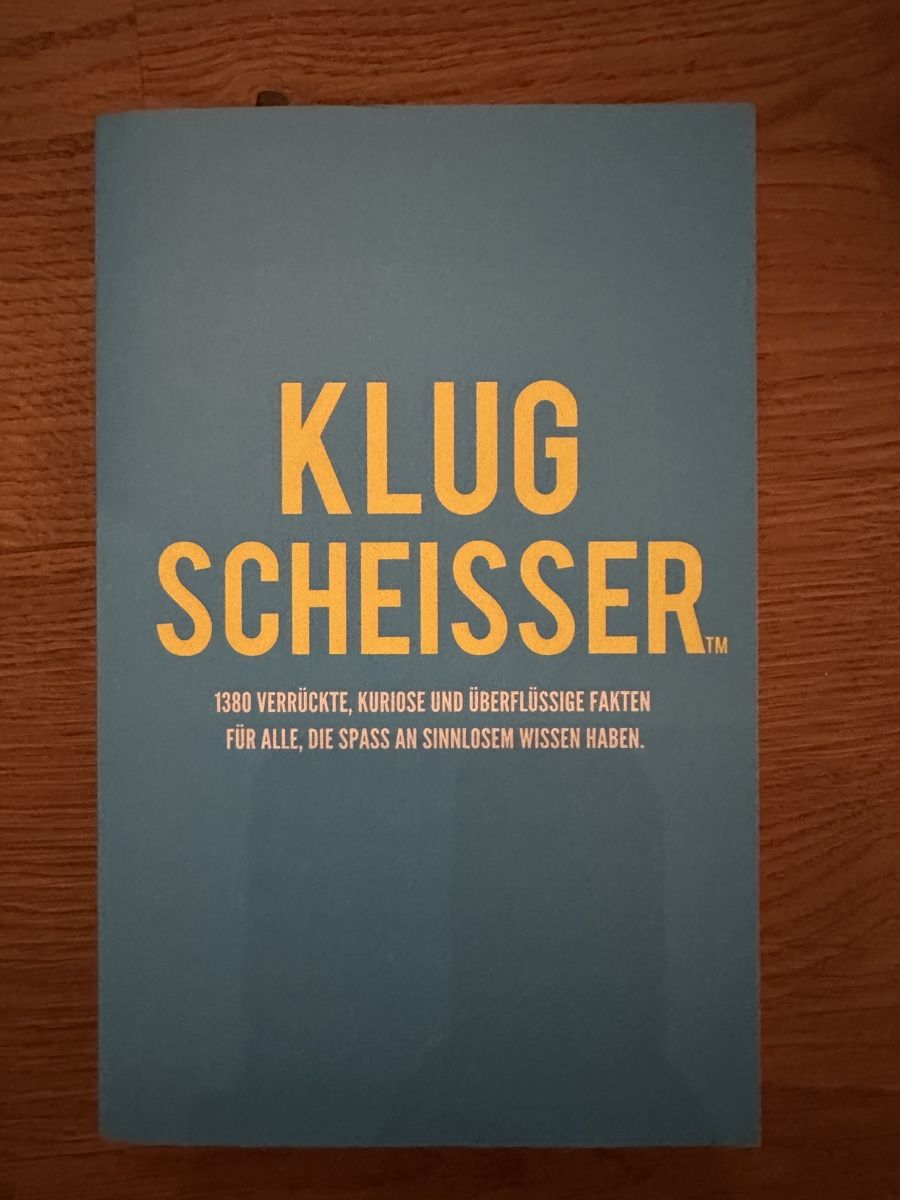 Bücher: Buch Klugscheisser 1380 Fakten – Neu (gemäss Beschreibung) aus Zunzgen von Blueberry87