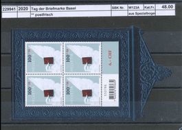 2020 "Tag der Briefmarke - Basel" - aus Spezialbogen, **