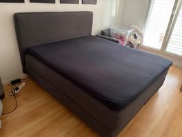 Boxspringbett 180 x 200cm Ikea Dunvik