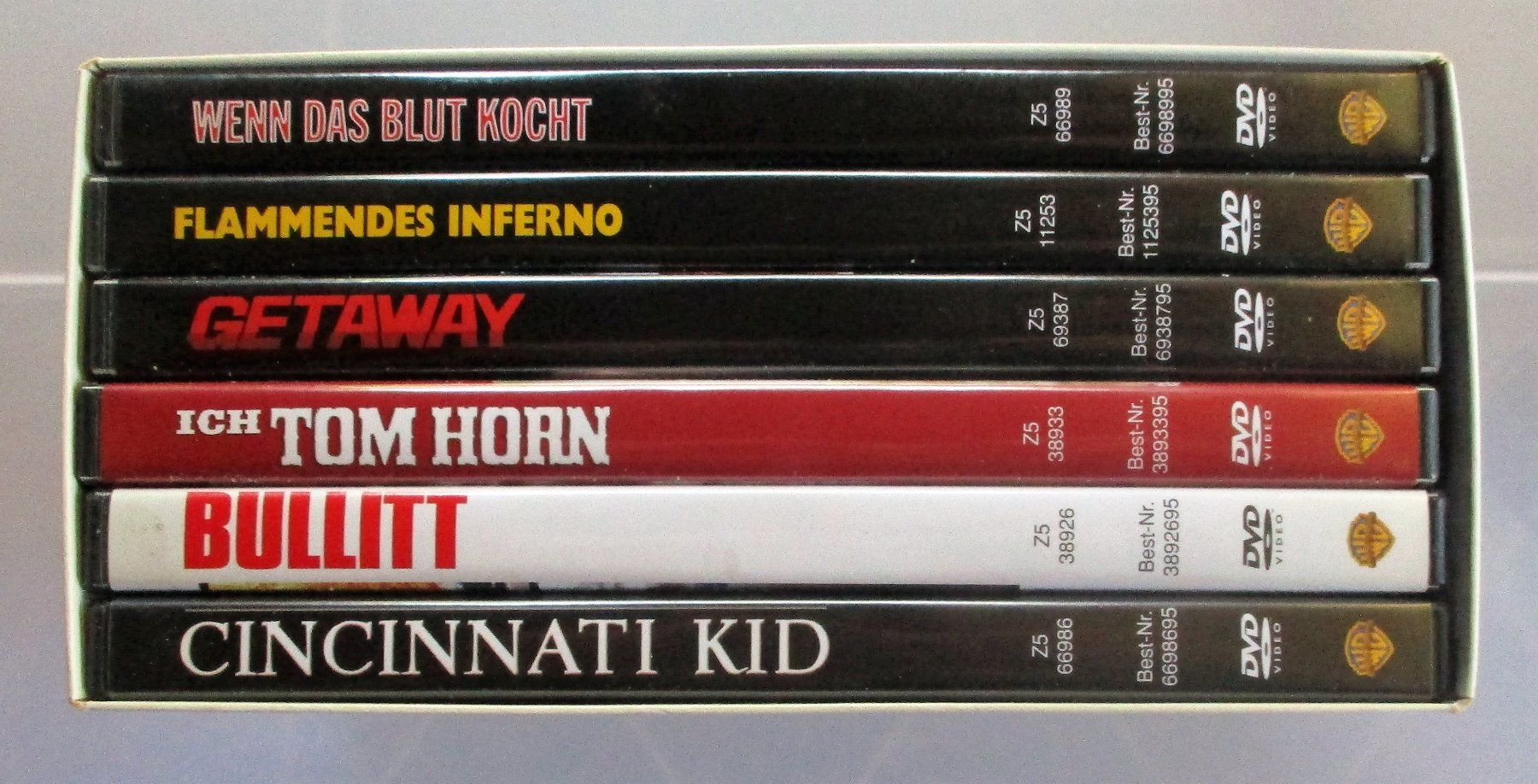 Alle DVDs: STEVE MCQUEEN COLLECTION - 6-DVD Box + Bonus – Gebraucht aus Wattwil von Muriel10 3