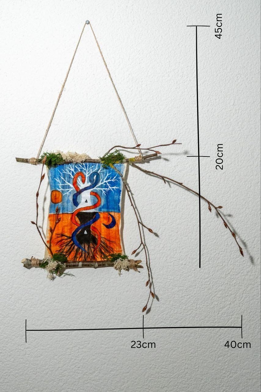 Dipinti: Handgemaltes Wandbild von Ruha Elegua auf Papyrus – Nuovo (secondo la descrizione) da Seftigen venduto da ruha.elegua 4