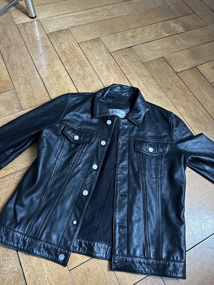 Calvin Klein Giacche: Calvin Klein Lederjacke Gr. L – Nuovo (secondo la descrizione) da Luzern venduto da w.welihodska