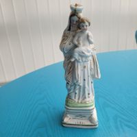 Figur Madonna Kind Porzellan Gold, Mutter Gottes Maria