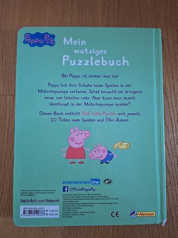 Puzzle: Peppa Pig / Peppa Wutz Puzzle Buch mit 5 Puzzles – Usato da Belp venduto da lol_7fcm 1