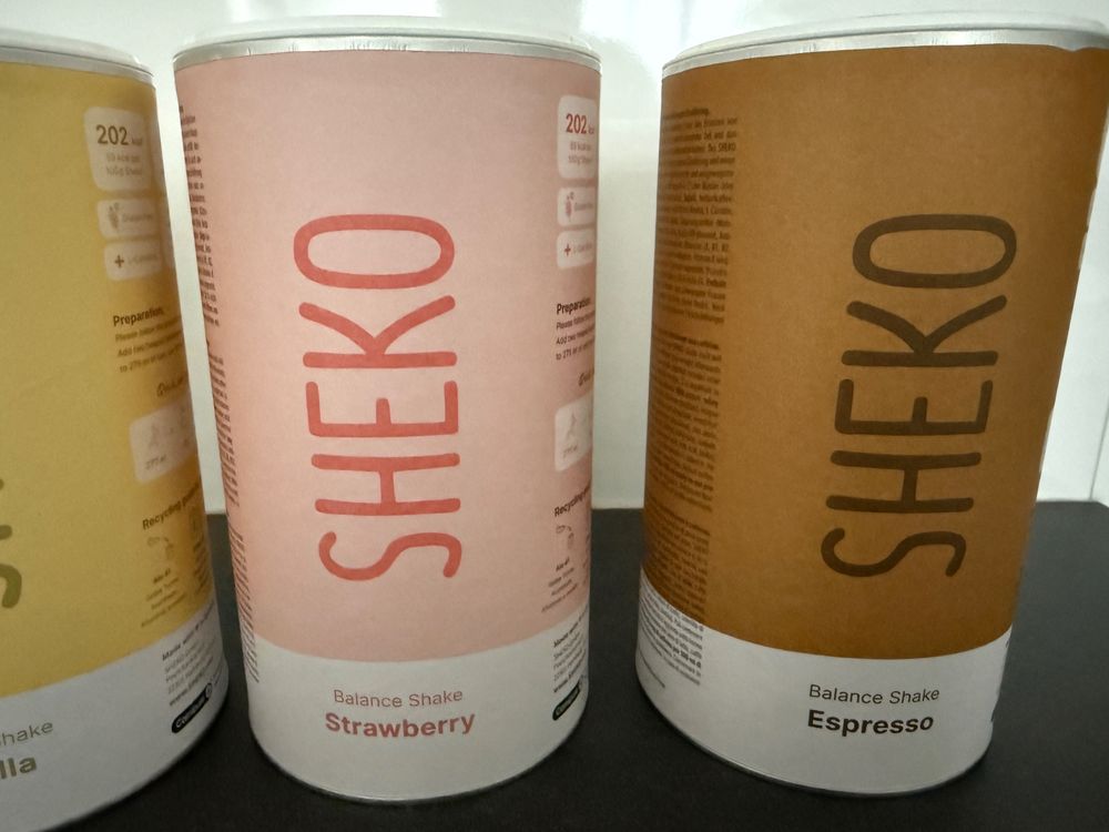 3x Sheko Balance - Shake, Vanilla, Espresso, Strawberry (Neu (gemäss ...
