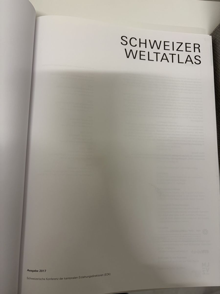 Bücher: Schweizer Weltatlas – Neu (gemäss Beschreibung) aus Zürich von Le_59b5 6