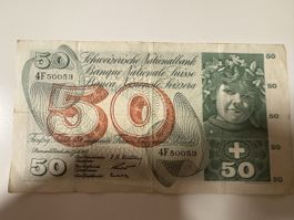 50 Franken - Schweiz 1955