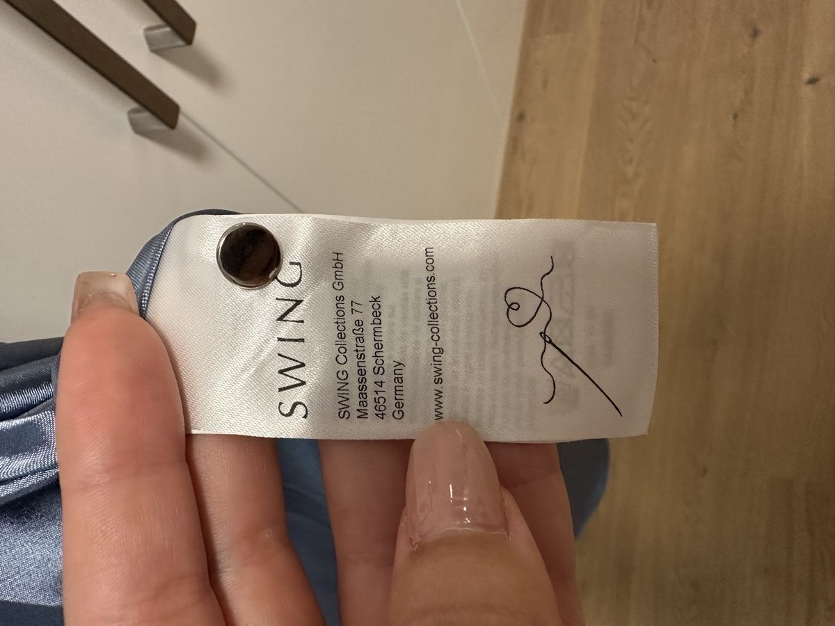 Kleider: Abendkleid Swing blau Grösse 36 mit Schlitz – Neu (gemäss Beschreibung) aus Glattbrugg von SMusic98 4